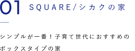 01 SQUARE/シカクの家