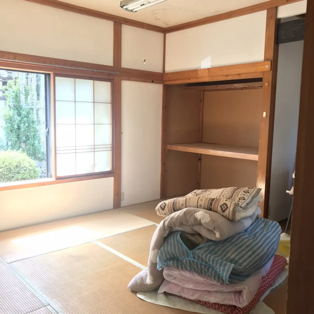 空室となっていた部屋。